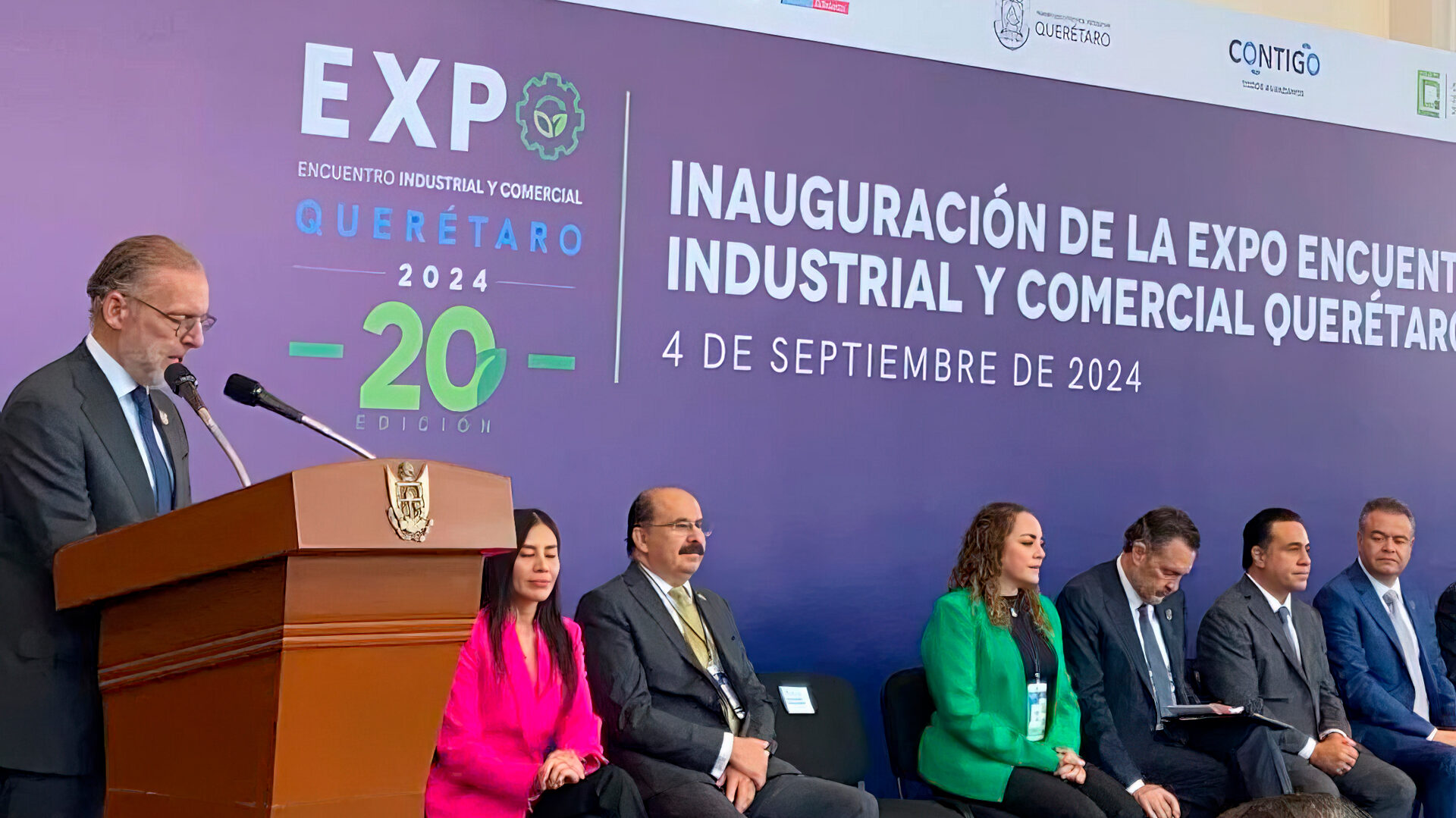 Inauguración de la Expo Encuentro Industrial y Comercial Querétaro 2024 